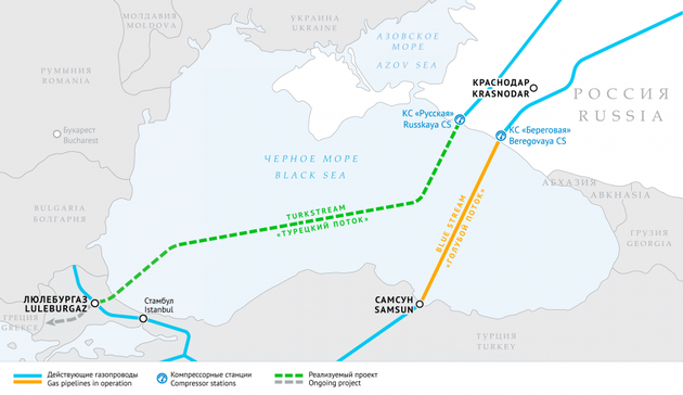 Приемный терминал "Турецкого потока" готов на 87,3% 