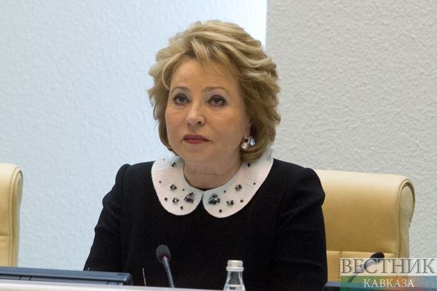 Матвиенко продолжит представлять в Совете Федерации правительство Петербурга