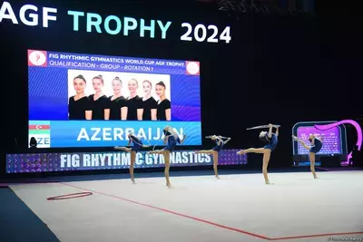 Азербайджанские гимнастки вошли в тройку финалистов Кубка мира в Баку